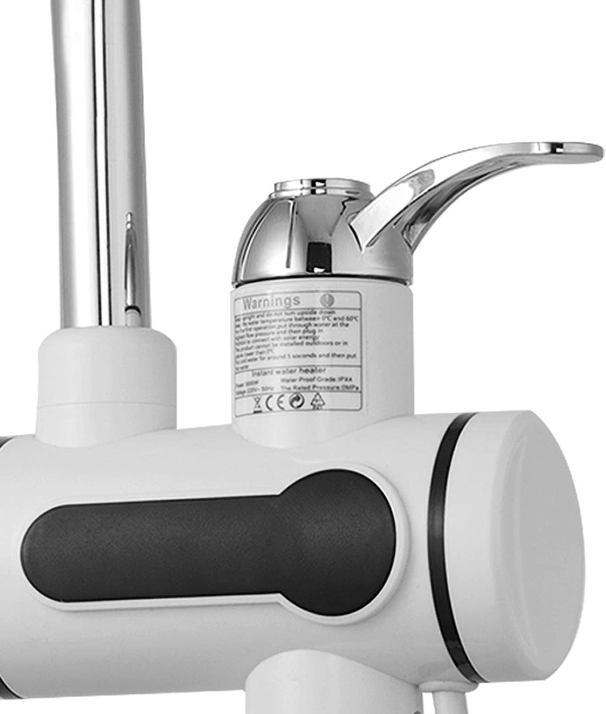 Electric Hot Water Faucet 360° Electric Heater Faucet Fast Heating Tap Water Heater with LED Digital Display for Bathroom Kitchen