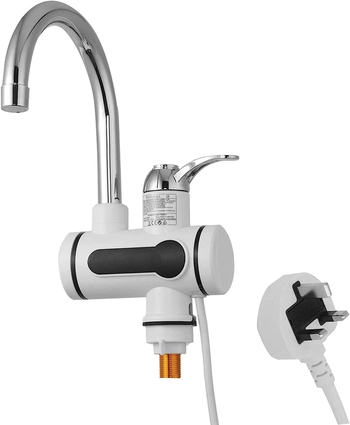 Electric Hot Water Faucet 360° Electric Heater Faucet Fast Heating Tap Water Heater with LED Digital Display for Bathroom Kitchen